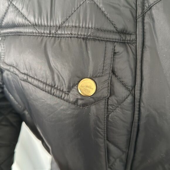 Lauren Ralph Lauren Black Diamond Quilly Puffer Jacket - Picture 4 of 7